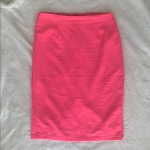 Hot pink skirt